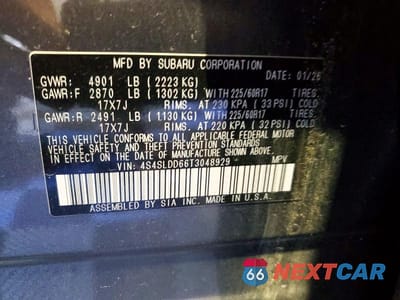 Zdjęcie 13 z 13 samochodu: 2026 SUBARU FORESTER PREMIUM VIN:4S4SLDD66T3048929 - miniatura