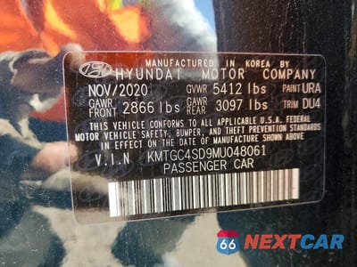 Zdjęcie 14 z 14 samochodu: 2021 GENESIS G80 3.5T VIN:KMTGC4SD9MU048061 - miniatura