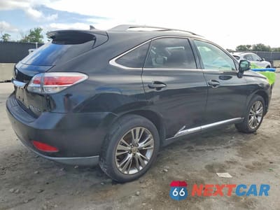 Trzecie zdjęcie samochodu z tyłu: 2013 LEXUS RX 450H VIN:JTJBC1BA1D2445432 - miniatura