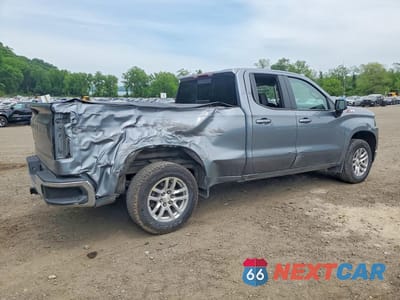 Trzecie zdjęcie samochodu z tyłu: 2019 CHEVROLET SILVERADO K1500 LT VIN:1GCRYDED4KZ389565 - miniatura