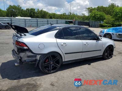 Trzecie zdjęcie samochodu z tyłu: 2007 SAAB 9-3 AERO VIN:YS3FH41U871009618 - miniatura