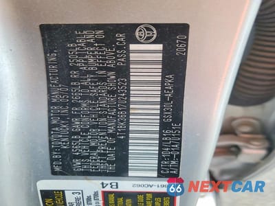 Zdjęcie 12 z 12 samochodu: 2007 TOYOTA AVALON LIMITED VIN:4T1BK36B17U243523 - miniatura