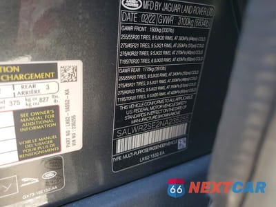 Zdjęcie 14 z 14 samochodu: 2022 LAND ROVER RANGE ROVER SPORT HSE DYNAMIC VIN:SALWR2SE2NA235255 - miniatura