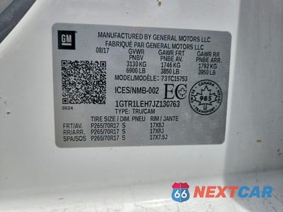 Zdjęcie 12 z 12 samochodu: 2018 GMC SIERRA C1500 VIN:1GTR1LEH7JZ130763 - miniatura