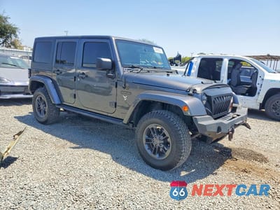 Czwarte zdjęcie samochodu z boku: 2018 JEEP WRANGLER UNLIMITED SPORT VIN:1C4BJWDG5JL851534 - miniatura