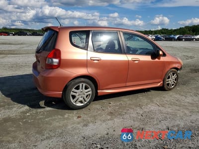 Trzecie zdjęcie samochodu z tyłu: 2008 HONDA FIT SPORT VIN:JHMGD38648S048290 - miniatura