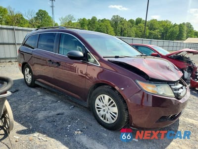 Czwarte zdjęcie samochodu z boku: 2015 HONDA ODYSSEY LX VIN:5FNRL5H25FB069357 - miniatura