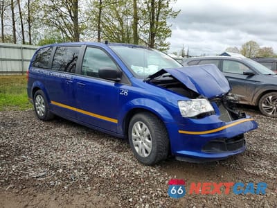 Czwarte zdjęcie samochodu z boku: 2018 DODGE GRAND CARAVAN SE VIN:2C4RDGBG4JR256163 - miniatura