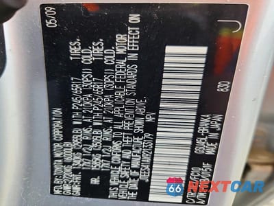 Zdjęcie 13 z 13 samochodu: 2009 TOYOTA HIGHLANDER BASE VIN:JTEES41AX92133179 - miniatura