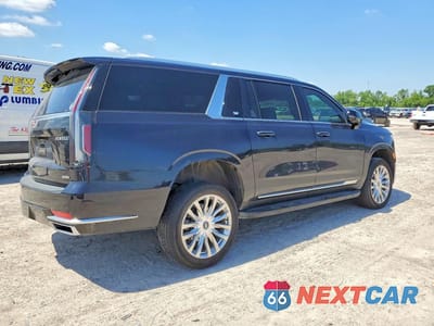 Trzecie zdjęcie samochodu z tyłu: 2023 CADILLAC ESCALADE ESV PREMIUM LUXURY VIN:1GYS4LKL0PR511827 - miniatura