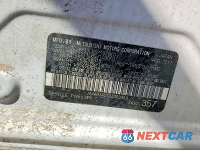 Zdjęcie 13 z 13 samochodu: 2018 MITSUBISHI OUTLANDER SPORT ES VIN:JA4AR3AU7JZ003353 - miniatura