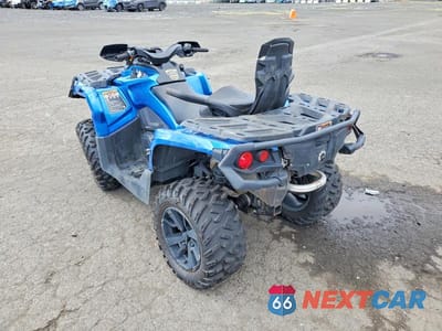 Trzecie zdjęcie samochodu z tyłu: 2023 CAN-AM OUTLANDER ATV VIN:3JBLPAU43PJ000372 - miniatura