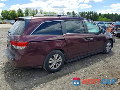 Trzecie zdjęcie samochodu z tyłu: 2015 HONDA ODYSSEY EX VIN:5FNRL5H4XFB111782 - miniatura