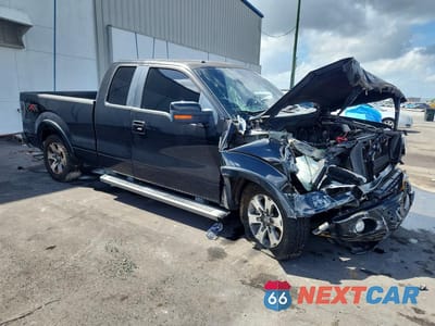 Czwarte zdjęcie samochodu z boku: 2010 FORD F150 SUPER CAB VIN:1FTEX1C8XAKE07922 - miniatura