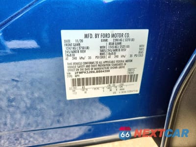 Zdjęcie 13 z 13 samochodu: 2020 FORD EDGE SEL VIN:2FMPK3J99LBB64398 - miniatura
