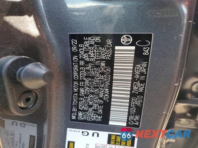 Zdjęcie 12 z 12 samochodu: 2022 TOYOTA PRIUS PRIME LE VIN:JTDKAMFP6N3221061 - miniatura