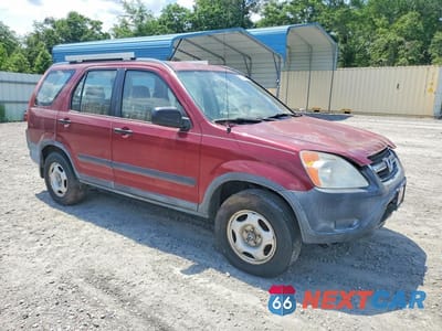 Czwarte zdjęcie samochodu z boku: 2004 HONDA CR-V LX VIN:JHLRD684X4C022603 - miniatura
