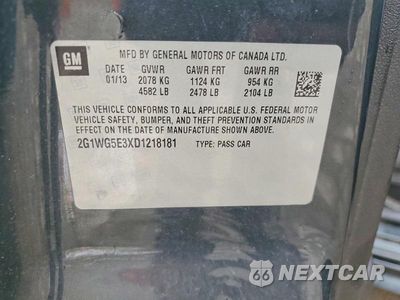 Zdjęcie 12 z 12 samochodu: 2013 CHEVROLET IMPALA LT VIN:2G1WG5E3XD1218181 - miniatura
