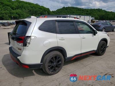 Trzecie zdjęcie samochodu z tyłu: 2020 SUBARU FORESTER SPORT VIN:JF2SKARC7LH434722 - miniatura