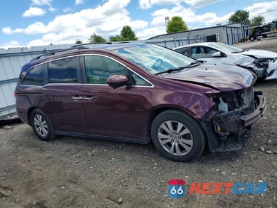 Czwarte zdjęcie samochodu z boku: 2015 HONDA ODYSSEY EX VIN:5FNRL5H4XFB111782 - miniatura