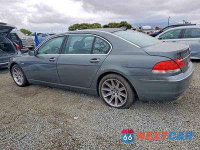 Drugie zdjęcie samochodu z przodu: 2006 BMW 750 LI VIN:WBAHN83516DT34286 - miniatura