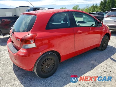 Trzecie zdjęcie samochodu z tyłu: 2009 TOYOTA YARIS BASE VIN:JTDJT903X95237122 - miniatura