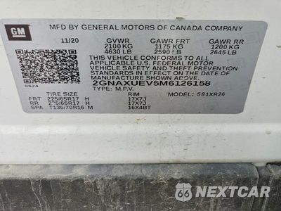 Zdjęcie 13 z 13 samochodu: 2021 CHEVROLET EQUINOX LT VIN:2GNAXUEV5M6126158 - miniatura