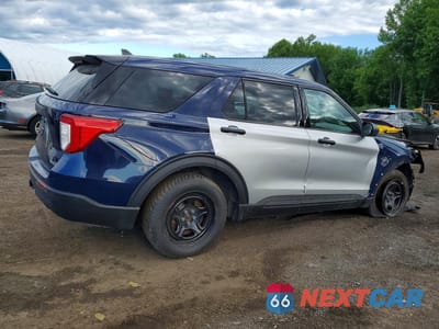 Trzecie zdjęcie samochodu z tyłu: 2023 FORD EXPLORER POLICE INTERCEPTOR VIN:1FM5K8AW5PNA02708 - miniatura