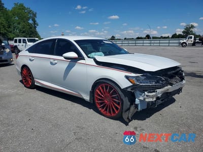Czwarte zdjęcie samochodu z boku: 2020 HONDA ACCORD SPORT VIN:1HGCV1F3XLA012680 - miniatura