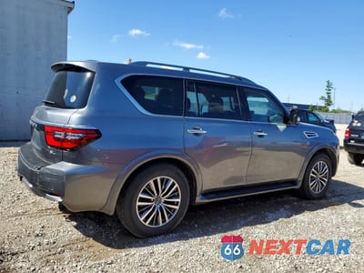 Trzecie zdjęcie samochodu z tyłu: 2022 NISSAN ARMADA SL VIN:JN8AY2BB9N9815263 - miniatura