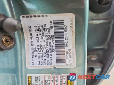 Zdjęcie 12 z 12 samochodu: 2005 TOYOTA COROLLA CE VIN:1NXBR32E55Z366220 - miniatura