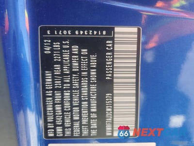 Zdjęcie 12 z 12 samochodu: 2012 VOLKSWAGEN GOLF R VIN:WVWRF7AJ3CW315379 - miniatura