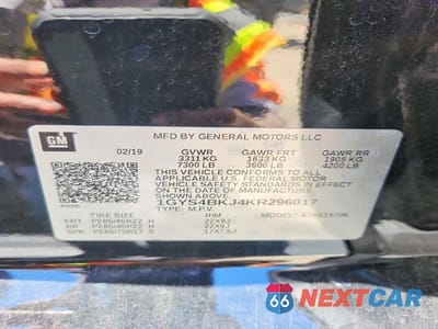 Zdjęcie 14 z 14 samochodu: 2019 CADILLAC ESCALADE LUXURY VIN:1GYS4BKJ4KR296017 - miniatura
