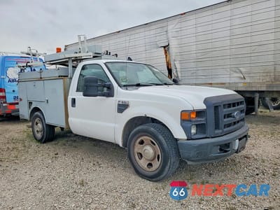 Czwarte zdjęcie samochodu z boku: 2008 FORD F350 SRW SUPER DUTY VIN:1FDSF30508EC32743 - miniatura
