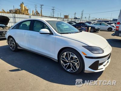 Czwarte zdjęcie samochodu z boku: 2025 HYUNDAI IONIQ 6 SEL VIN:KMHM34AA9SA092600 - miniatura