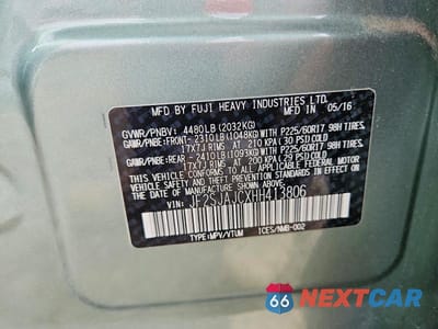 Zdjęcie 13 z 13 samochodu: 2017 SUBARU FORESTER 2.5I LIMITED VIN:JF2SJAJCXHH413806 - miniatura