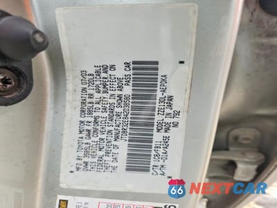 Zdjęcie 12 z 12 samochodu: 2004 TOYOTA COROLLA CE VIN:JTDBR32E842038580 - miniatura