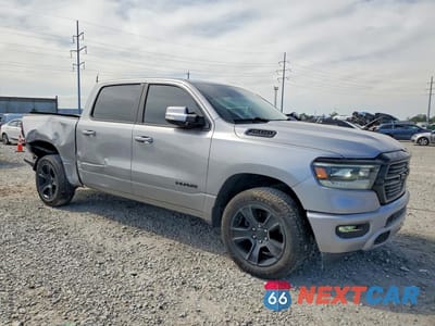 Czwarte zdjęcie samochodu z boku: 2020 RAM 1500 BIG HORN VIN:1C6SRFFT4LN341483 - miniatura