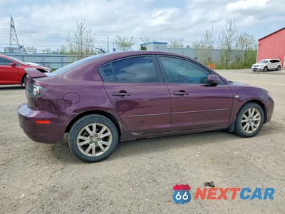 Trzecie zdjęcie samochodu z tyłu: 2008 MAZDA 3 I VIN:JM1BK32F681833586 - miniatura