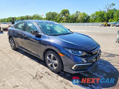 Czwarte zdjęcie samochodu z boku: 2019 HONDA CIVIC LX VIN:2HGFC2F65KH508831 - miniatura