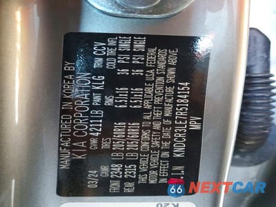 Zdjęcie 14 z 14 samochodu: 2024 KIA NIRO EX VIN:KNDCR3LE7R5184154 - miniatura