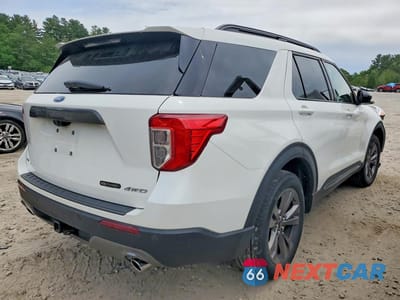 Trzecie zdjęcie samochodu z tyłu: 2022 FORD EXPLORER XLT VIN:1FMSK8DH3NGC31826 - miniatura