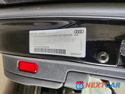 Zdjęcie 12 z 12 samochodu: 2019 AUDI A4 PREMIUM VIN:WAUGMAF46KN005404 - miniatura