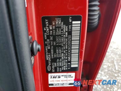 Zdjęcie 13 z 13 samochodu: 2012 HYUNDAI TUCSON GLS VIN:KM8JUCAC6CU395250 - miniatura
