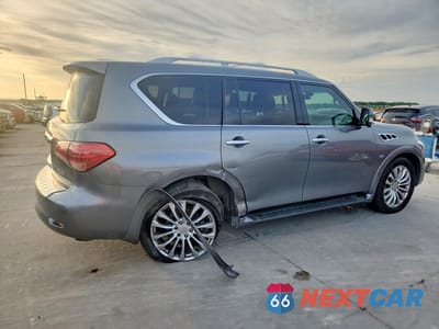 Trzecie zdjęcie samochodu z tyłu: 2015 INFINITI QX80 BASE VIN:JN8AZ2NFXF9570566 - miniatura