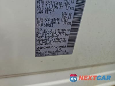 Zdjęcie 10 z 12 samochodu: 2018 NISSAN PATHFINDER SV VIN:5N1DR2MN7JC673968 - miniatura