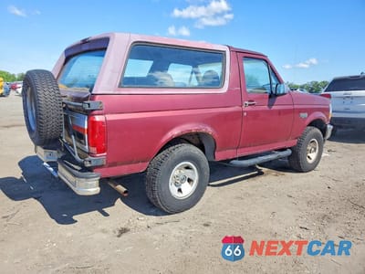 Trzecie zdjęcie samochodu z tyłu: 1996 FORD BRONCO U100 VIN:1FMEU15N9TLA83835 - miniatura