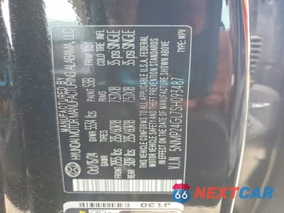 Zdjęcie 13 z 13 samochodu: 2025 HYUNDAI SANTA FE SEL VIN:5NMP24GL7SH093487 - miniatura