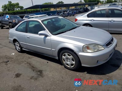 Czwarte zdjęcie samochodu z boku: 2000 HONDA CIVIC EX VIN:1HGEJ8242YL013331 - miniatura