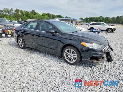Czwarte zdjęcie samochodu z boku: 2018 FORD FUSION SE VIN:3FA6P0HD5JR128755 - miniatura